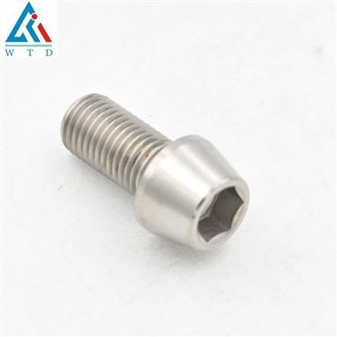 Taps kegelkop titanium bouten
