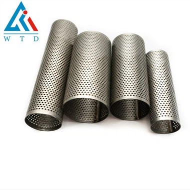 3,0 inch titanium geperforeerde ponsbuis