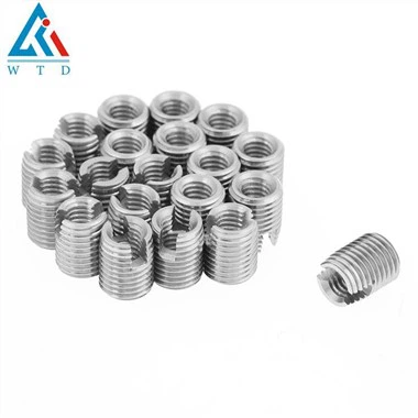 Inzetstukken met titanium schroefdraad