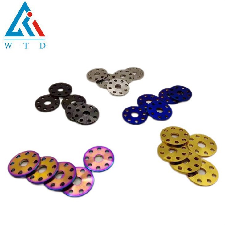 Gr5 titanium 8 holes flat washers