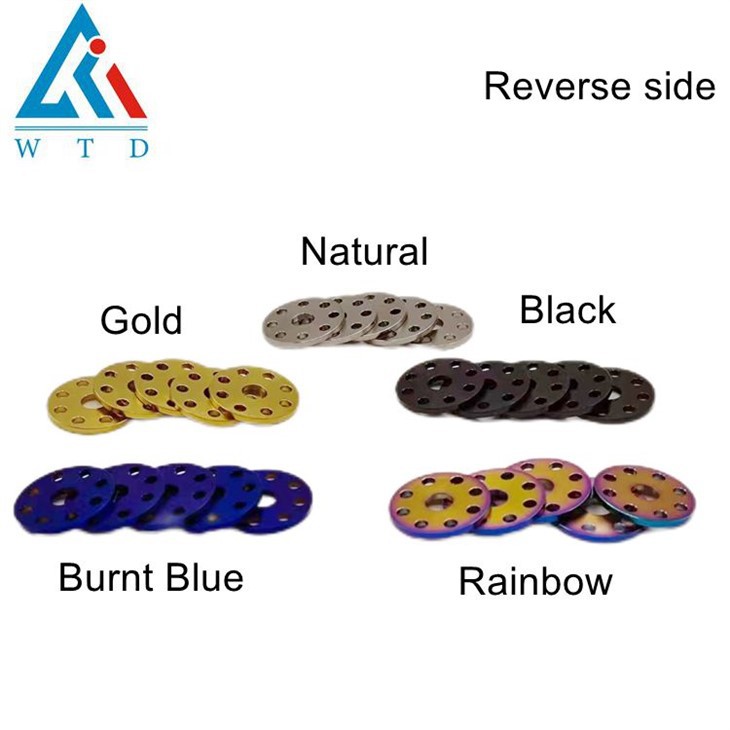 Gr5 8 holes titanium washers